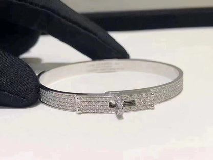 [Super Jewellery]HM KELLY BRACELET IN SILVER AND FULL PAVE DIAMOND