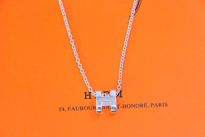 [Super Jewellery]HM NECKLACE H LETTER OVAL SERIES