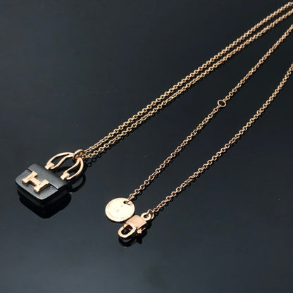 [Super Jewellery]WOMEN'S HM AMULETTES CONSTANCE PENDANT NECKLACE