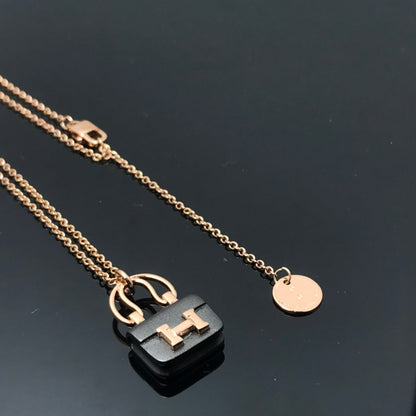 [Super Jewellery]WOMEN'S HM AMULETTES CONSTANCE PENDANT NECKLACE