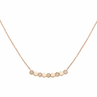 [Super Jewellery]BEE MY LOVE DIAMOND NECKLACE