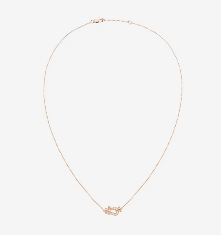 [Super Jewellery]FORCE 10 DIAMOND PINK GOLD NECKLACE MINI MODEL