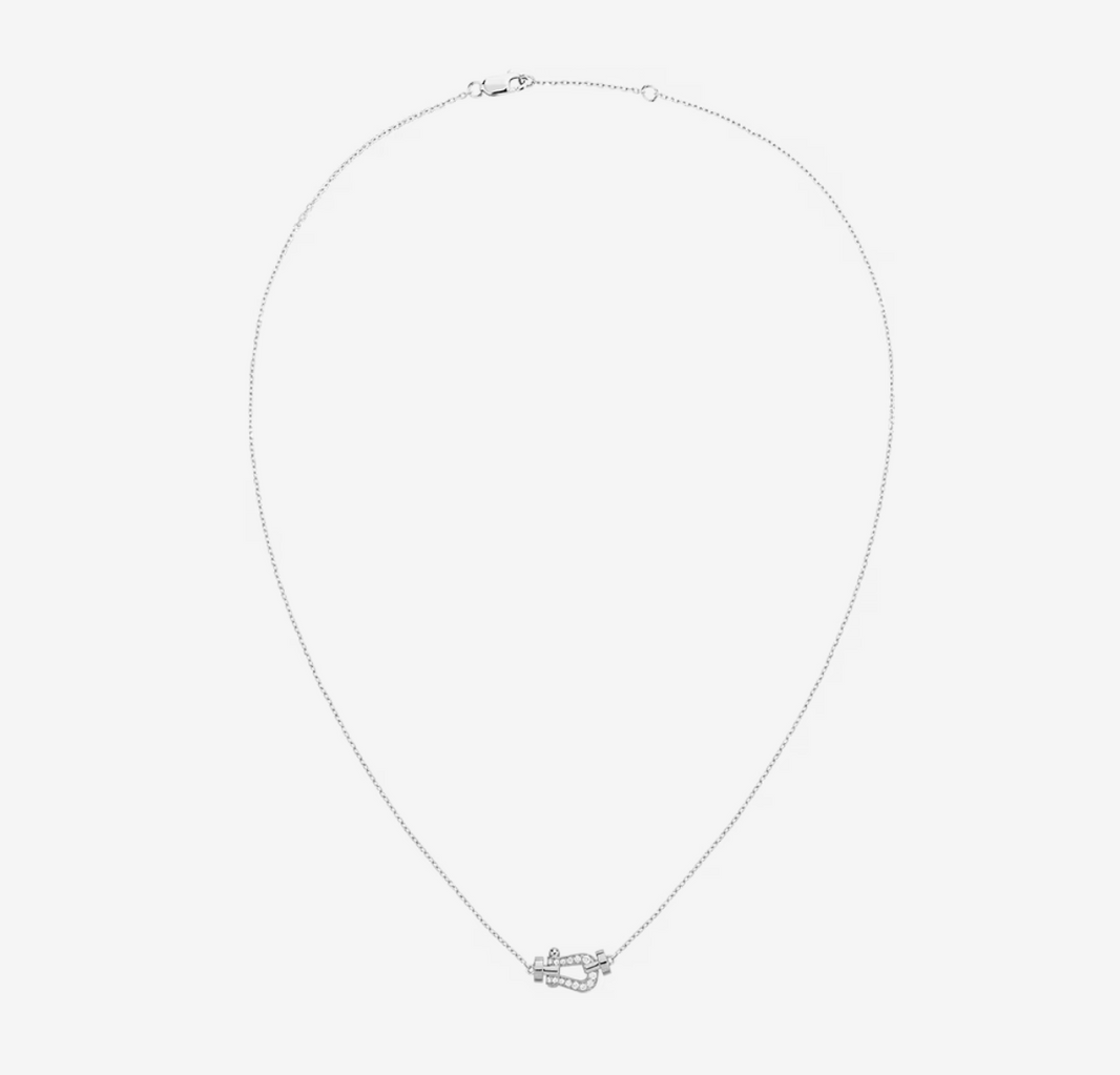 [Super Jewellery]FORCE 10 DIAMOND SILVER NECKLACE MINI MODEL