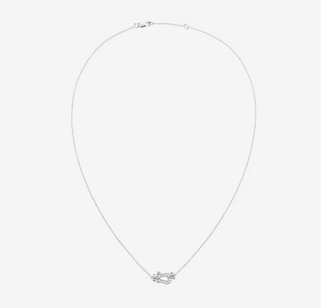 [Super Jewellery]FORCE 10 DIAMOND SILVER NECKLACE MINI MODEL