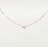 [Super Jewellery]DAMOUR DIAMOND NECKLACE