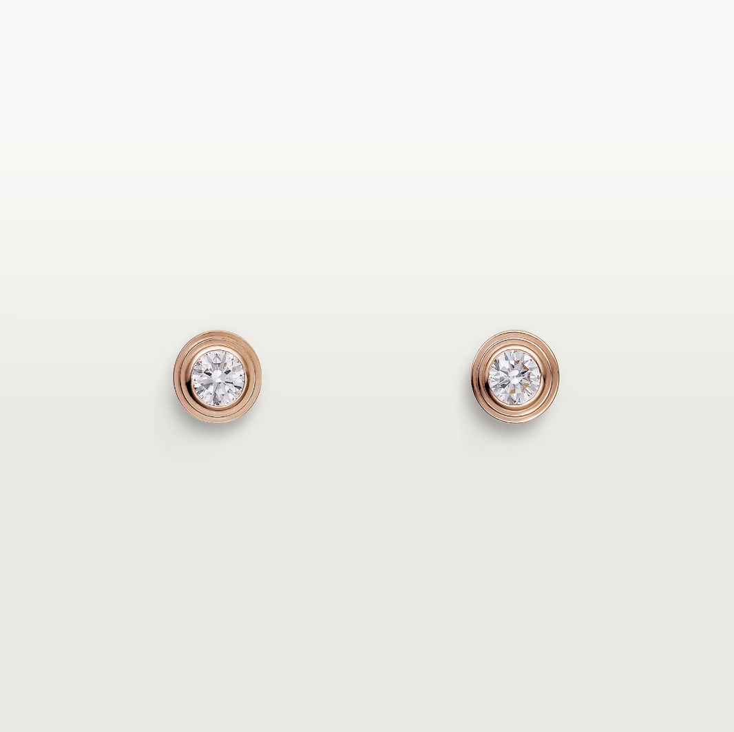 [Super Jewellery]DAMOUR DIAMOND EARRINGS