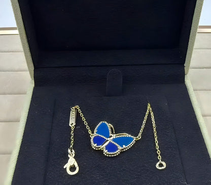 [Super Jewellery] 2026 NEW LUCKY BUTTERFLY 1 MOTIFS NECKLACE