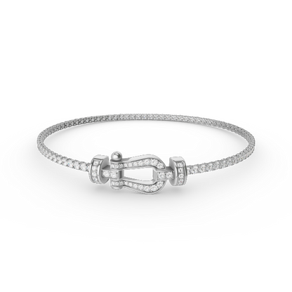 [Super Jewellery]FORCE  HORSESHOE  DIAMOND TENNIS BRACELET
