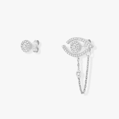 [Super Jewellery]Lucky Eye Diamond Earrings