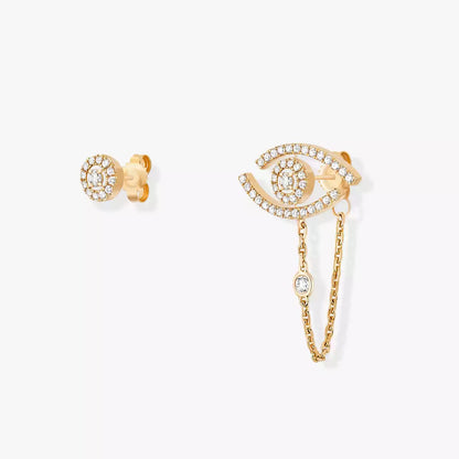 [Super Jewellery]Lucky Eye Diamond Earrings