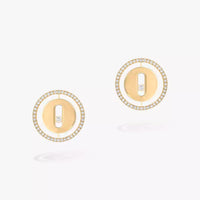 [Super Jewellery]Lucky Move Diamond Earrings