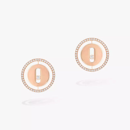 [Super Jewellery]Lucky Move Diamond Earrings