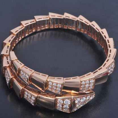[Super]SERPENTI BRACELET PINK GOLD DIAMOND