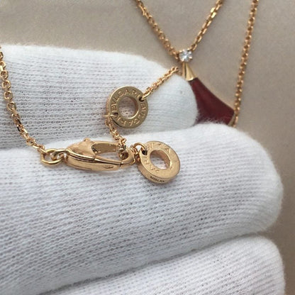[Super]DREAM NECKLACE CARNELIAN 1 DIAMOND