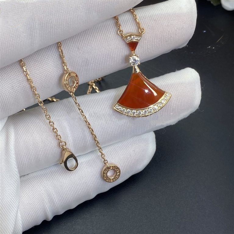 [Super]DREAM NECKLACE CARNELIAN DIAMOND