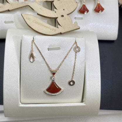 [Super]DREAM NECKLACE CARNELIAN DIAMOND