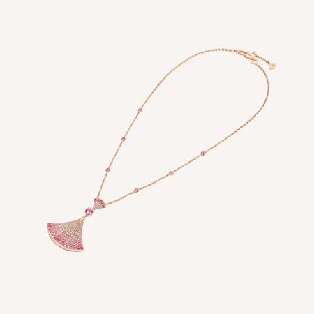 [Super]DREAM NECKLACK DIAMOND PINK GOLD