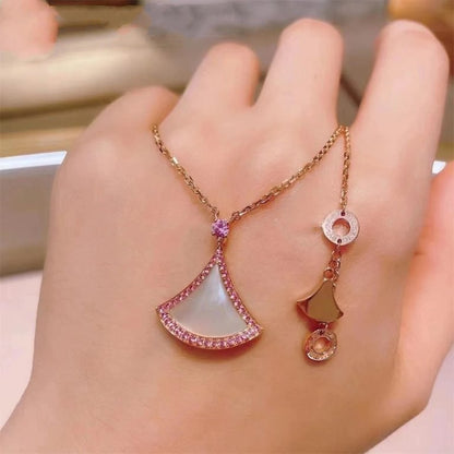 [Super]DREAM NECKLACE MOP DIAMOND PINK