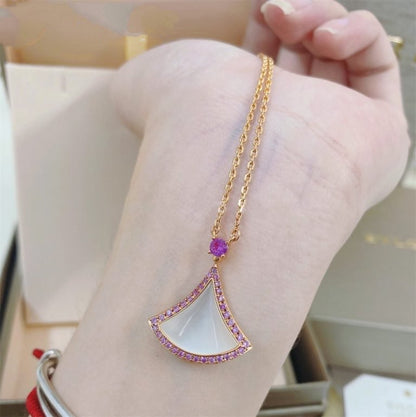[Super]DREAM NECKLACE MOP DIAMOND PINK