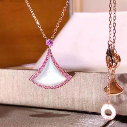 [Super]DREAM NECKLACE MOP DIAMOND PINK