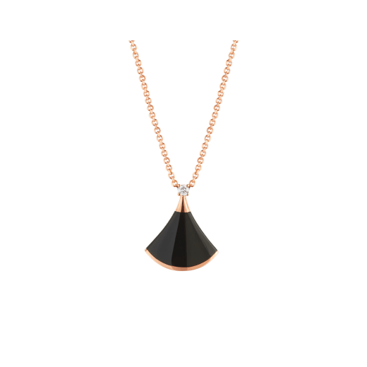 [Super]DREAM NECKLACE ONYX 1 DIAMOND