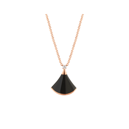 [Super]DREAM NECKLACE ONYX 1 DIAMOND