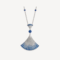 [Super]DREAM NECKLACE AGATE SILVER DIAMOND