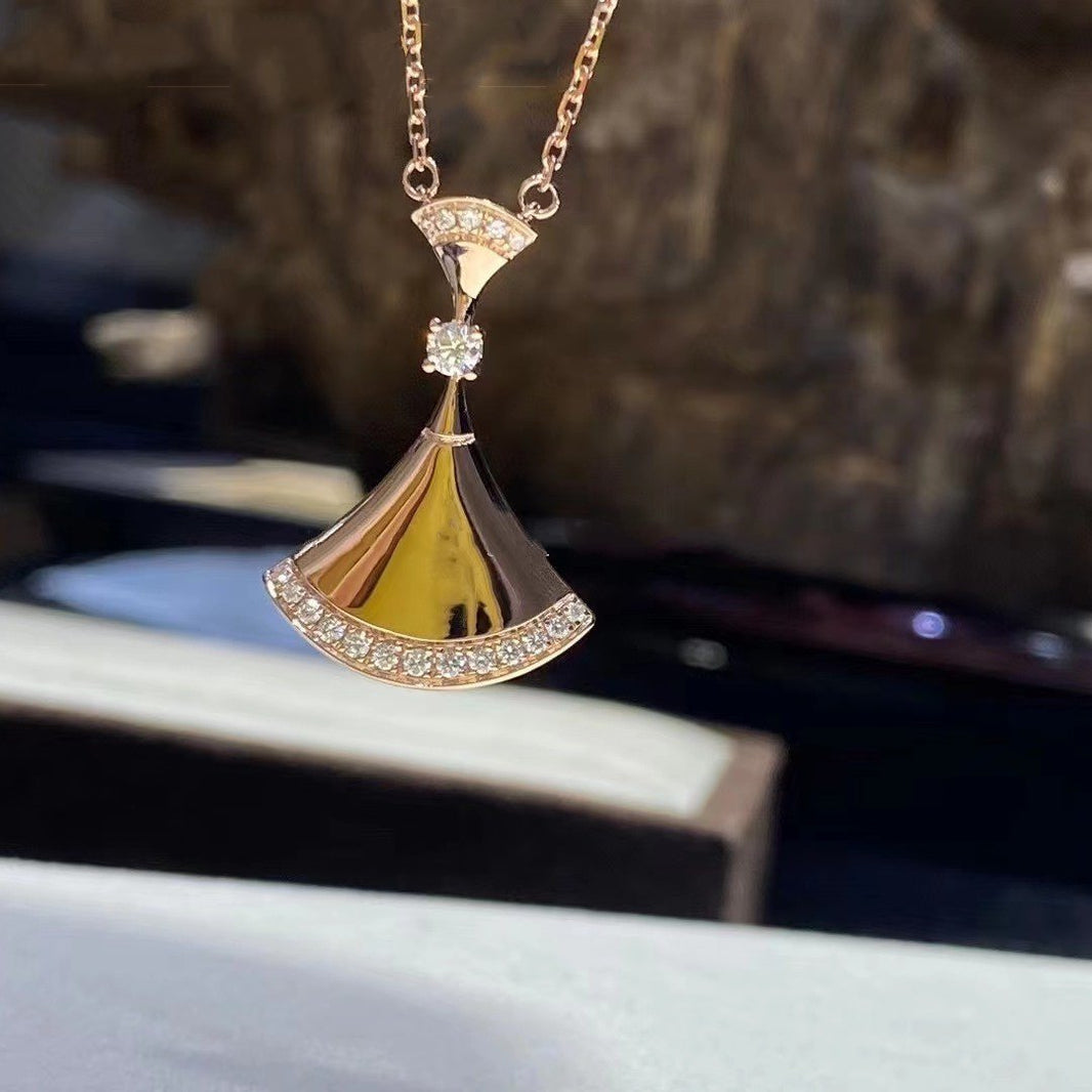 [Super]DREAM NECKLACE PINK GOLD DIAMOND
