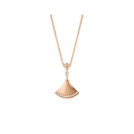 [Super]DREAM NECKLACE PINK GOLD DIAMOND