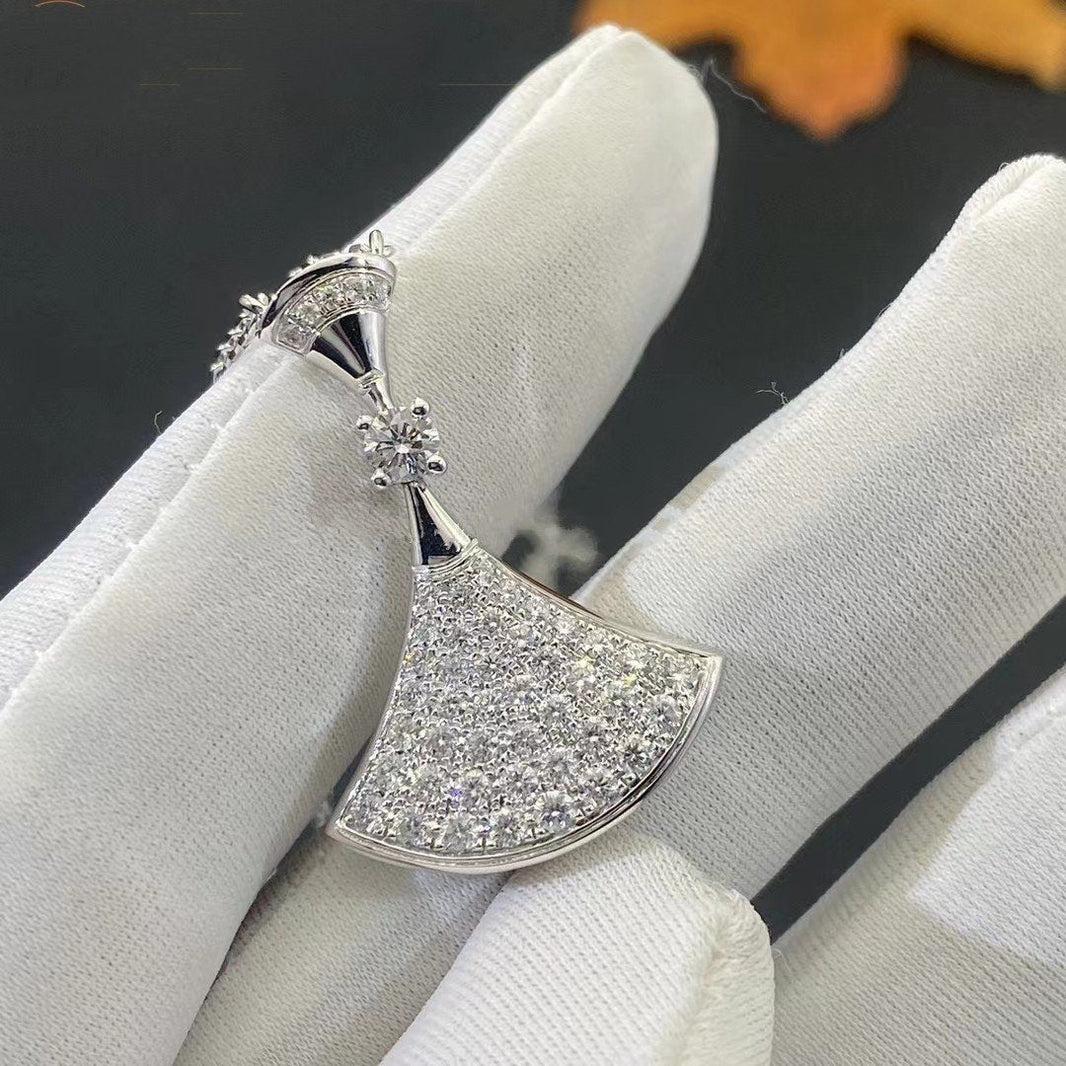 [Super]DREAM NECKLACE SILVER FULL DIAMOND