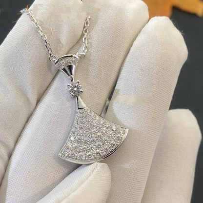 [Super]DREAM NECKLACE SILVER FULL DIAMOND