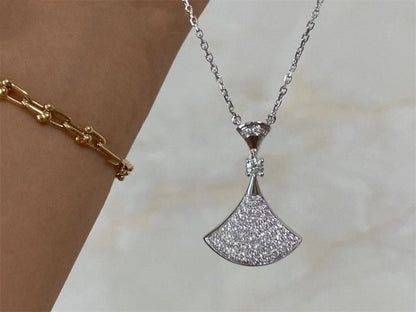 [Super]DREAM NECKLACE SILVER FULL DIAMOND