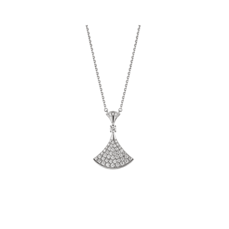 [Super]DREAM NECKLACE SILVER FULL DIAMOND
