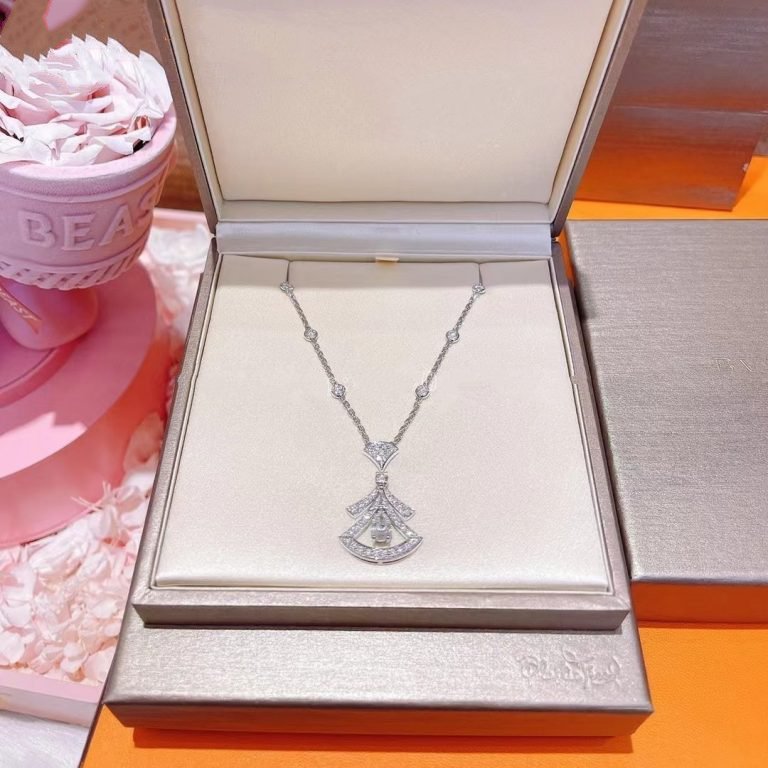 [Super]DREAM NECKLACE WHITE DIAMOND SILVER
