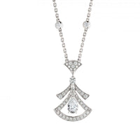 [Super]DREAM NECKLACE WHITE DIAMOND SILVER