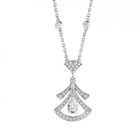[Super]DREAM NECKLACE WHITE DIAMOND SILVER