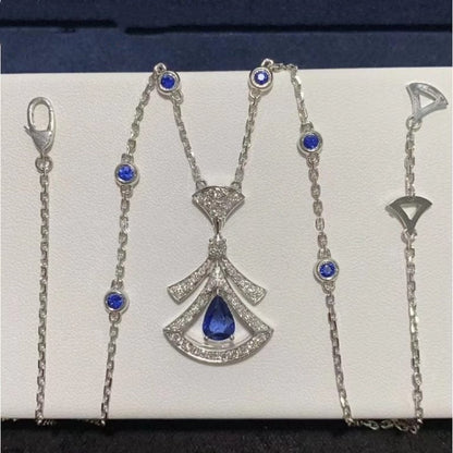 [Super]DREAM NECKLACE AGATE DIAMOND SILVER