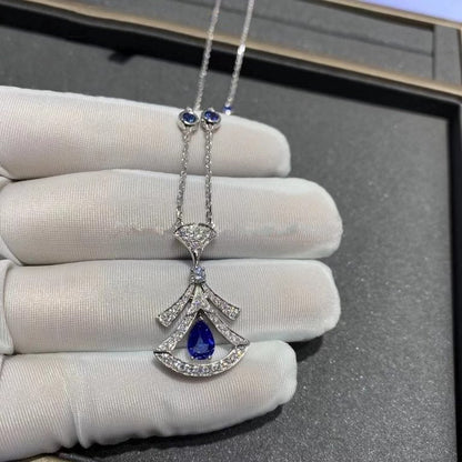 [Super]DREAM NECKLACE AGATE DIAMOND SILVER
