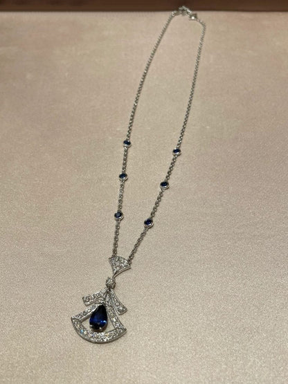 [Super]DREAM NECKLACE AGATE DIAMOND SILVER