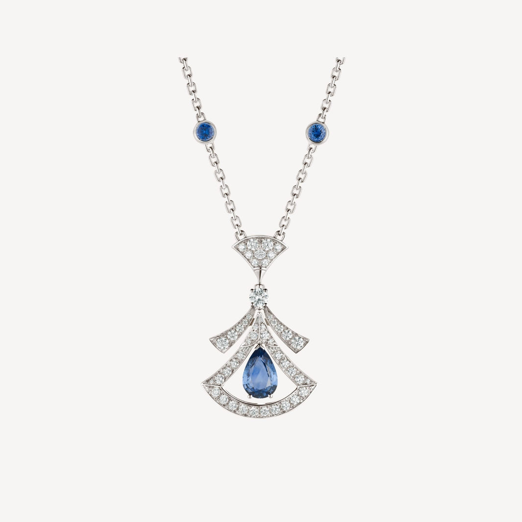 [Super]DREAM NECKLACE AGATE DIAMOND SILVER