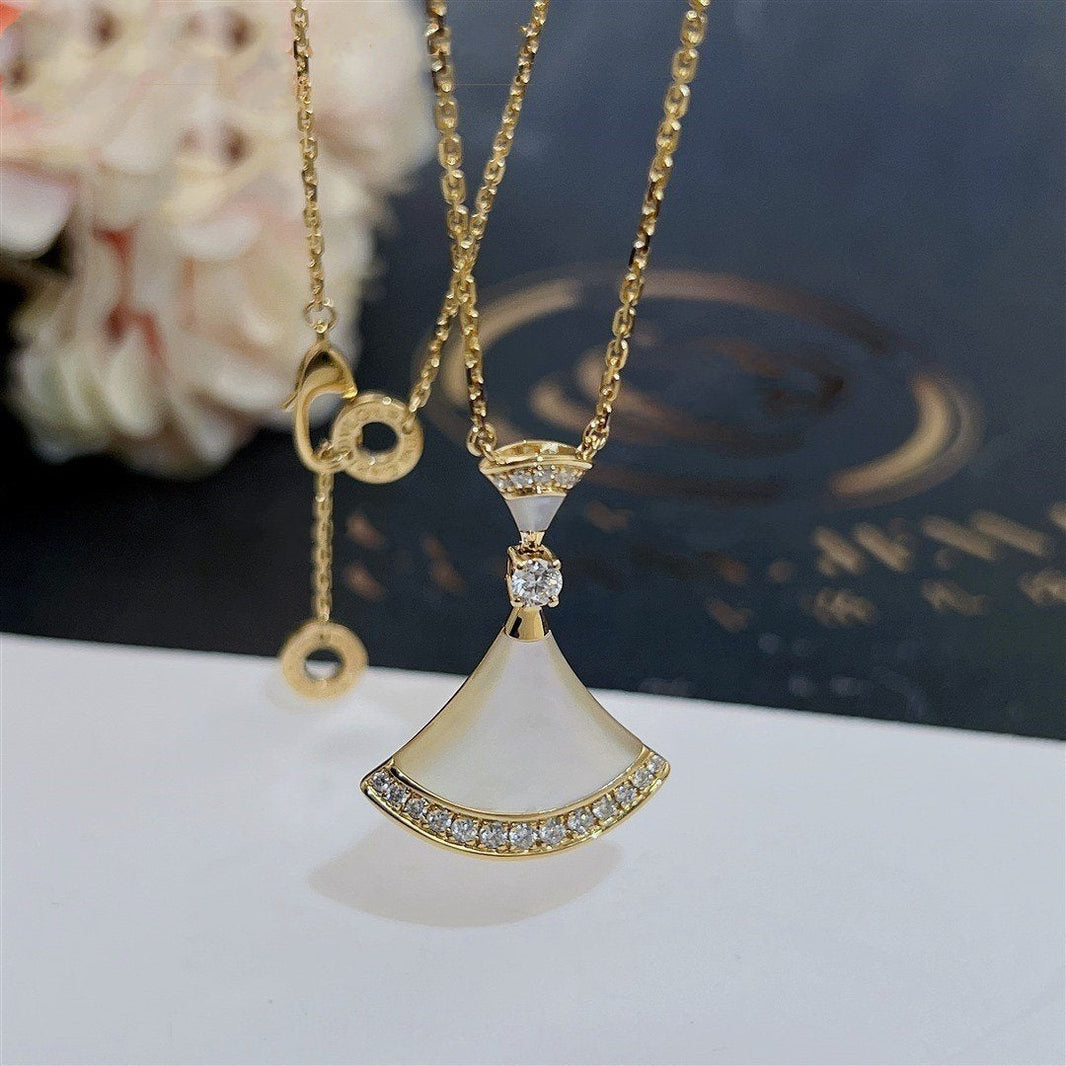 [Super]DREAM NECKLACE MOP GOLD DIAMOND
