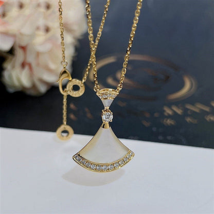 [Super]DREAM NECKLACE MOP GOLD DIAMOND