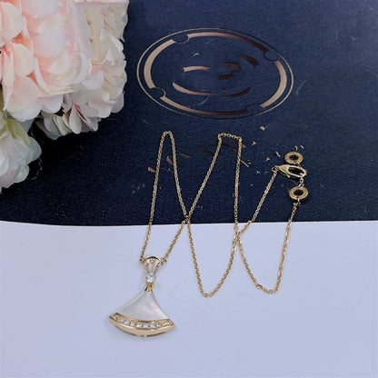 [Super]DREAM NECKLACE MOP GOLD DIAMOND