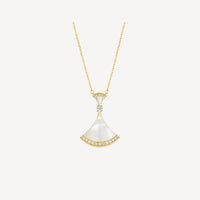 [Super]DREAM NECKLACE MOP GOLD DIAMOND