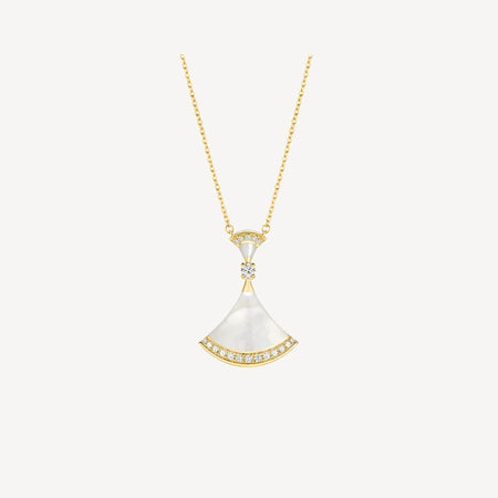 [Super]DREAM NECKLACE MOP GOLD DIAMOND