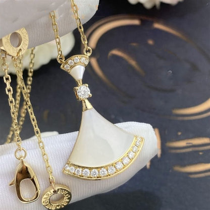 [Super]DREAM NECKLACE MOP GOLD DIAMOND