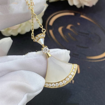 [Super]DREAM NECKLACE MOP GOLD DIAMOND