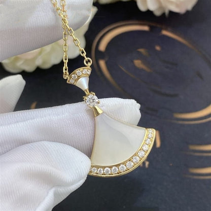 [Super]DREAM NECKLACE MOP GOLD DIAMOND