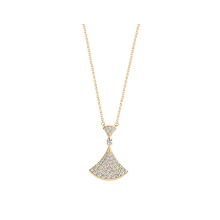 [Super]DREAM NECKLACE GOLD FULL DIAMOND