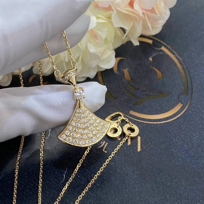 [Super]DREAM NECKLACE GOLD FULL DIAMOND
